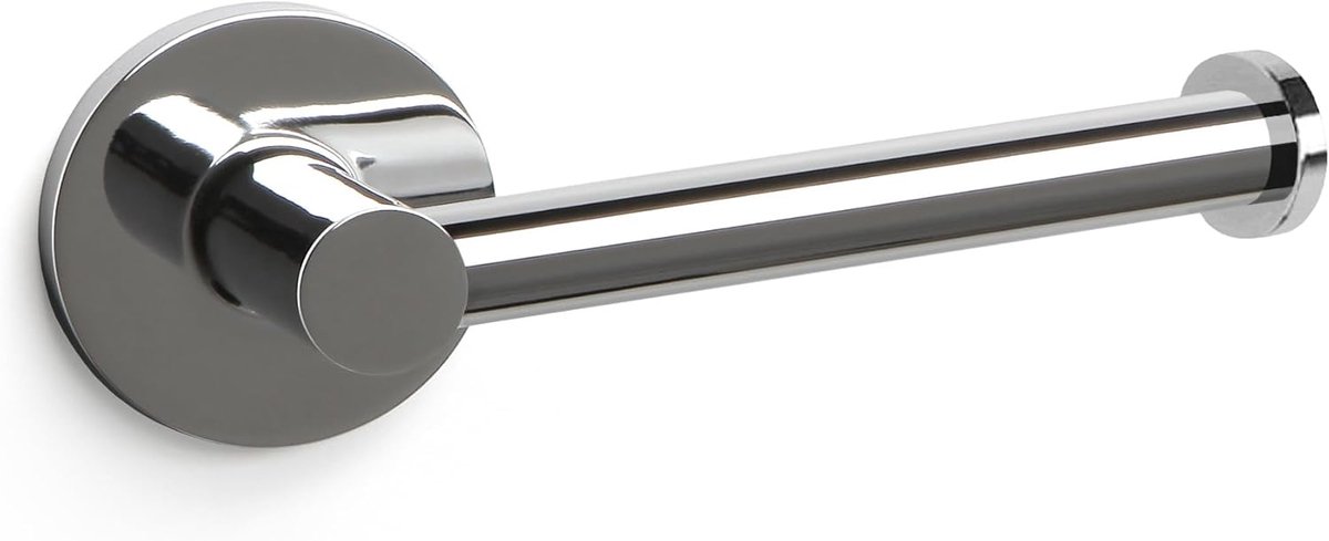 Papierhouder - Handdoekhouder - Keuken Organisatie - Zelfklevend Design - One Size - Zilver