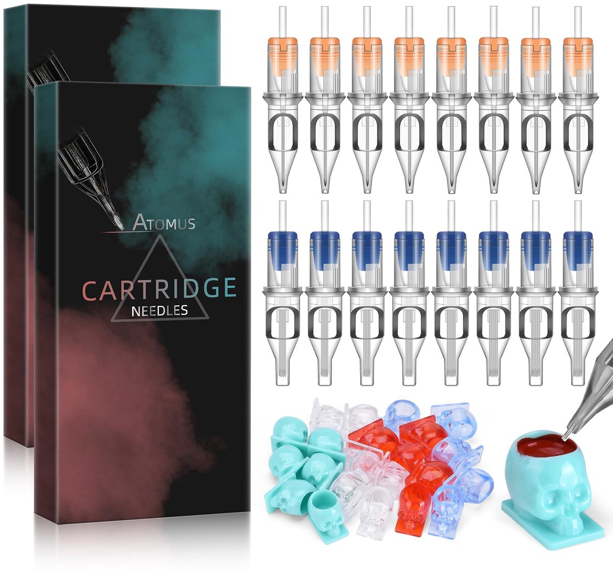 Tattoo Naald Cartridges - 20 Stuks - Voor Draadloze Tattoo Machine