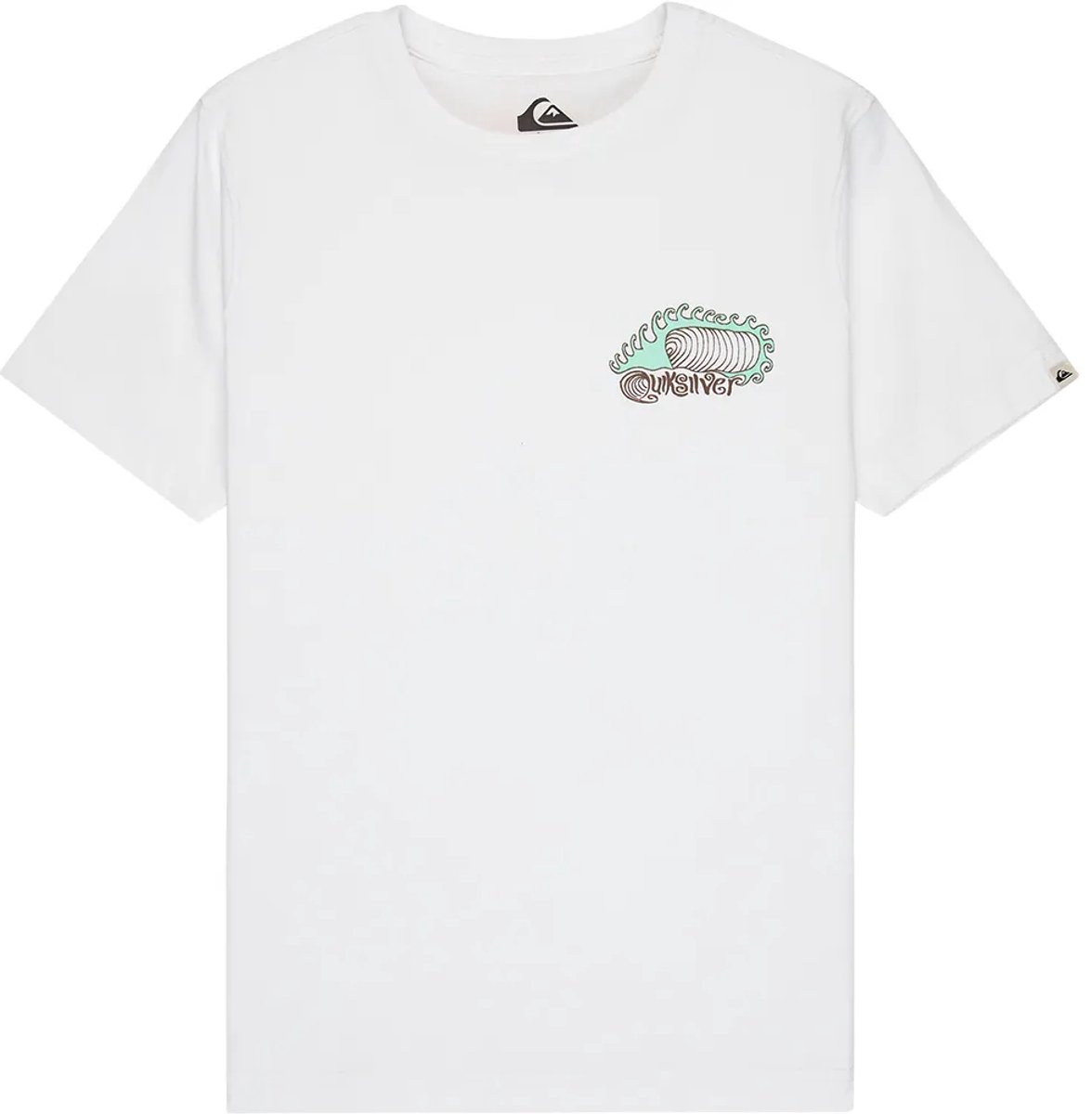 Quiksilver Skeleton Ride T-shirt Met Korte Mouwen 12 Years Jongen Wit