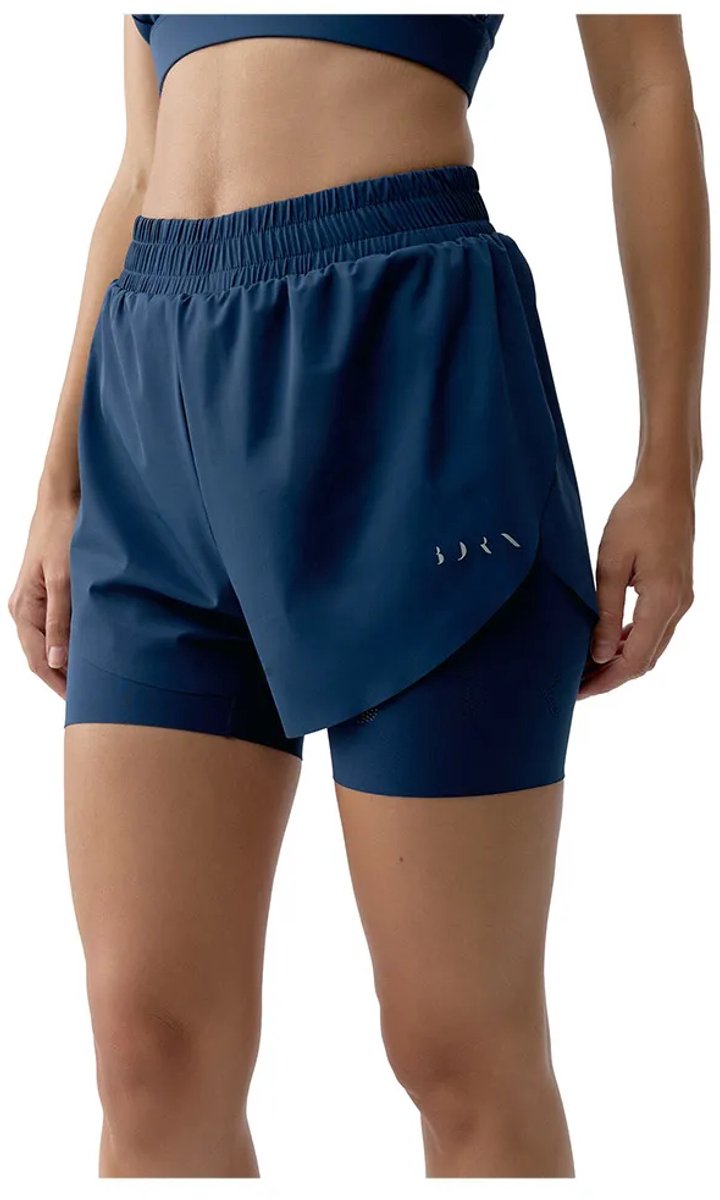 Born Living Yoga Bikila Korte Broek Blauw L Vrouw