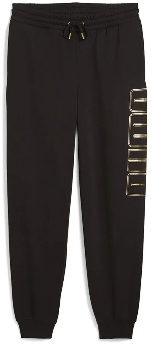 Puma Maximal Metallic Fl Trainingsbroek M Man Zwart