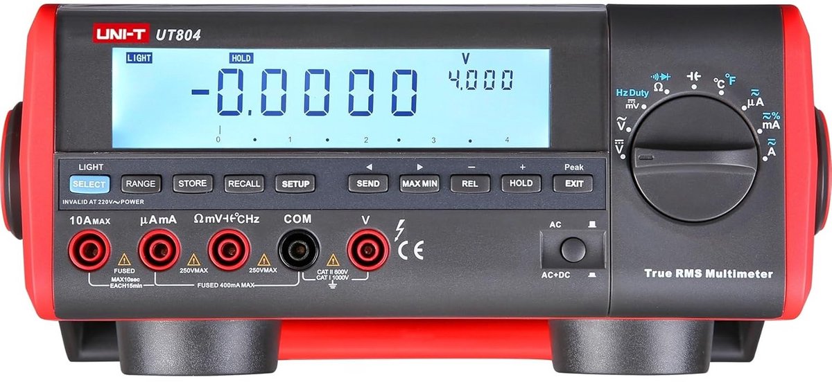 Digitale Bench Multimeter 40000 Tellingen Hoge Precisie voor Laboratorium en Werkbank