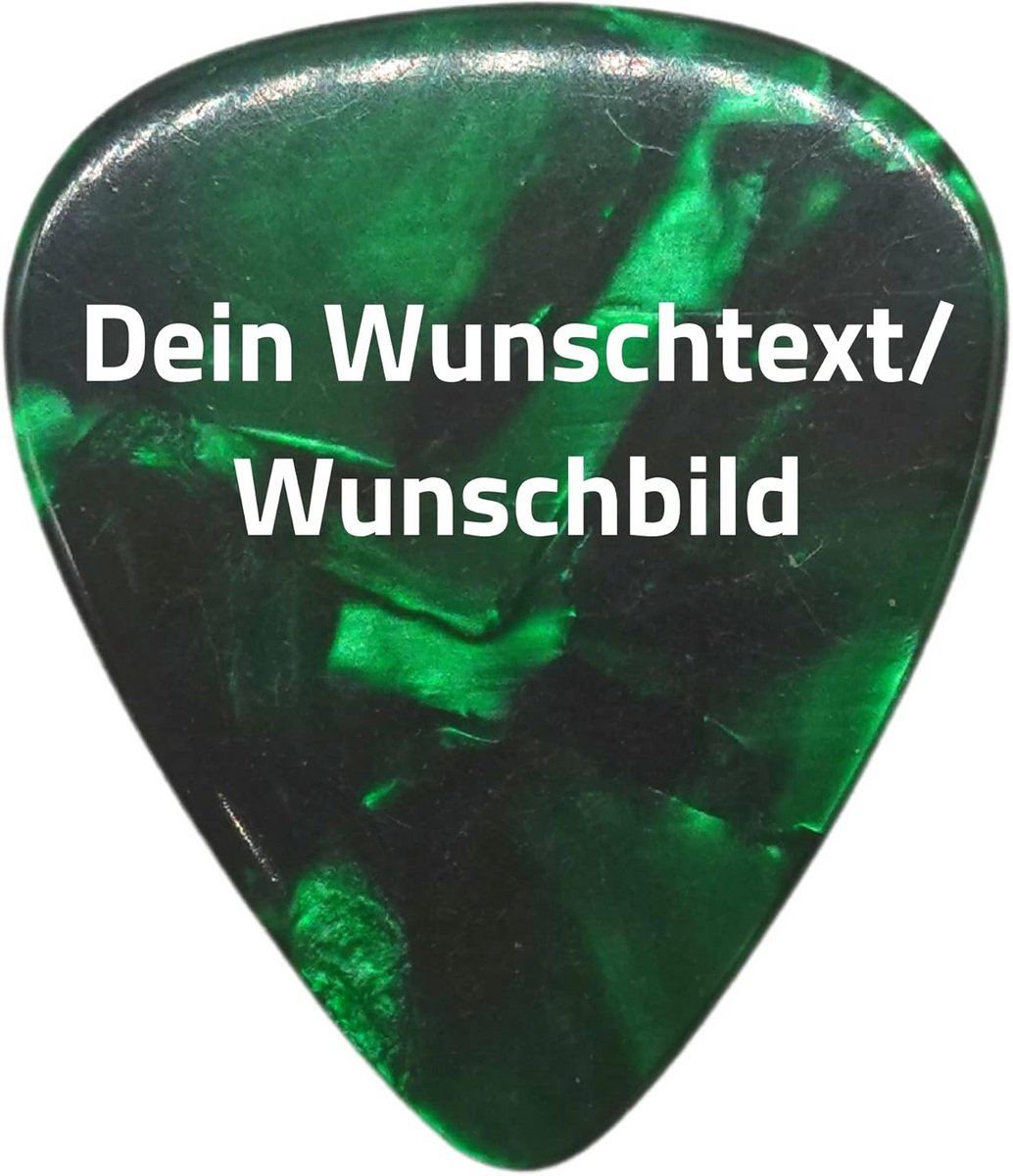 Gepersonaliseerd Gitaar Plectrum met Eigen Tekst of Afbeelding - Dikte Heavy