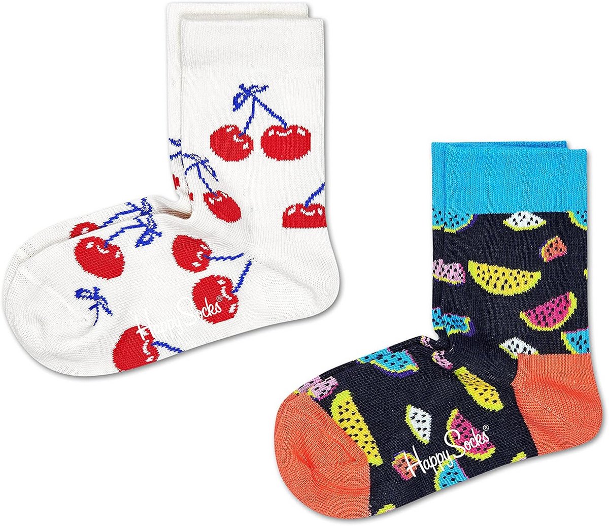 Babysokken Pakket - Kindersokken Set - Dagelijks Gebruik - Zachte Katoenmix - 2 Paar - Multicolor