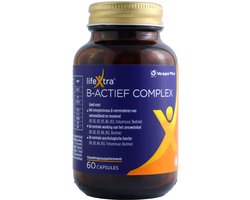 LifeXtra B-Active Complex - Bioactief Vitamine B-Complex - 60 Capsules - Vegan