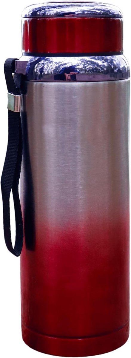 Thermosfles 800 ml RVS 316 - Warmhoudfles met Draagriem - Hoge Capaciteit