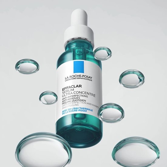 La Roche-Posay Effaclar Ultra Geconcentreerd Serum - Onzuivere Huid met Neiging to Acne - Glycolzuur, Salicylzuur en LHA - 30ml