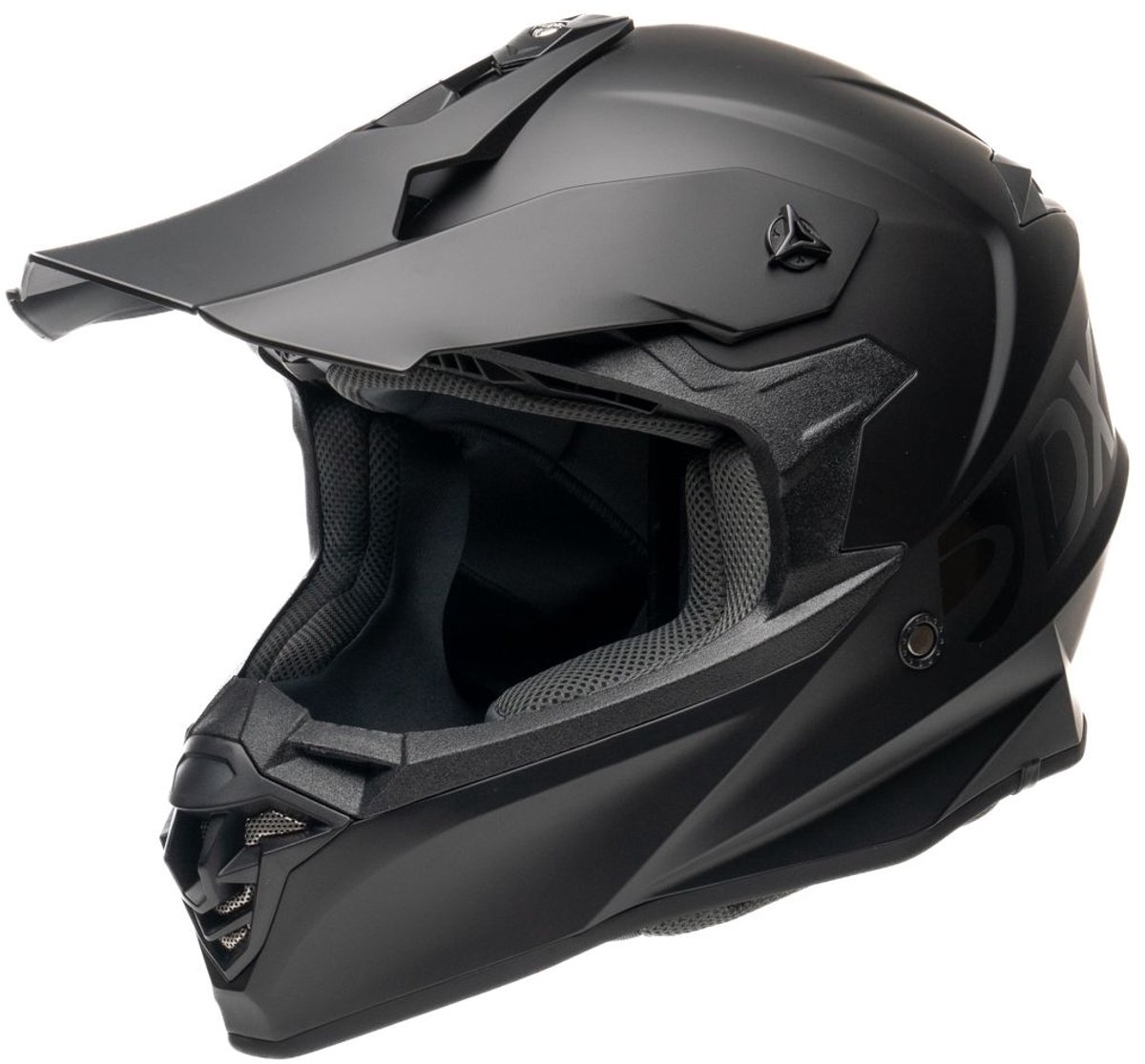 MOTOBLOUZ ARGESS Crosshelm - ECE 22.06 Goedgekeurd - Helm voor Motor, Scooter, Brommer - Motor Crosshelm - Zwart - S