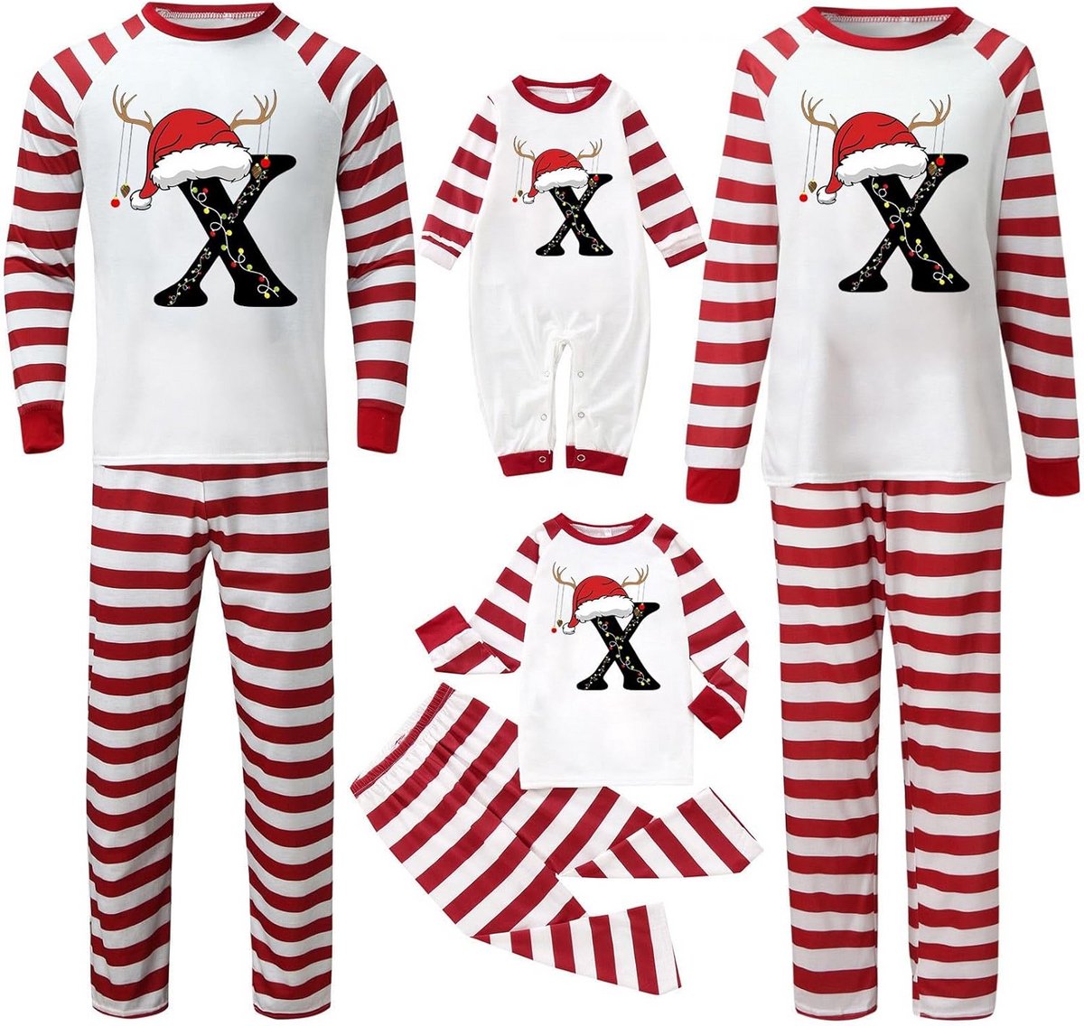 Luxe Familie Kerstpyjama Set - Warm & Comfortabel voor Dames, Heren & Kinderen