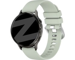 Bandz Siliconen 'Classic' bandje geschikt voor Garmin Vivoactive 4s / Vivomove 3s / Venu 4 - 41mm / Venu 3s / Venu 2s / Forerunner 265s / Forerunner 255s - Lichtgroen