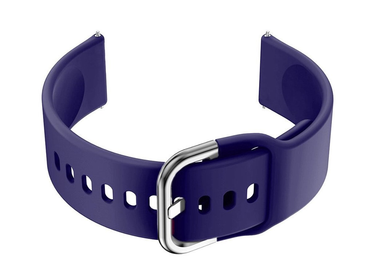 Pacific U01 - Smartwatch Band - 18mm - Blauw - Zilver