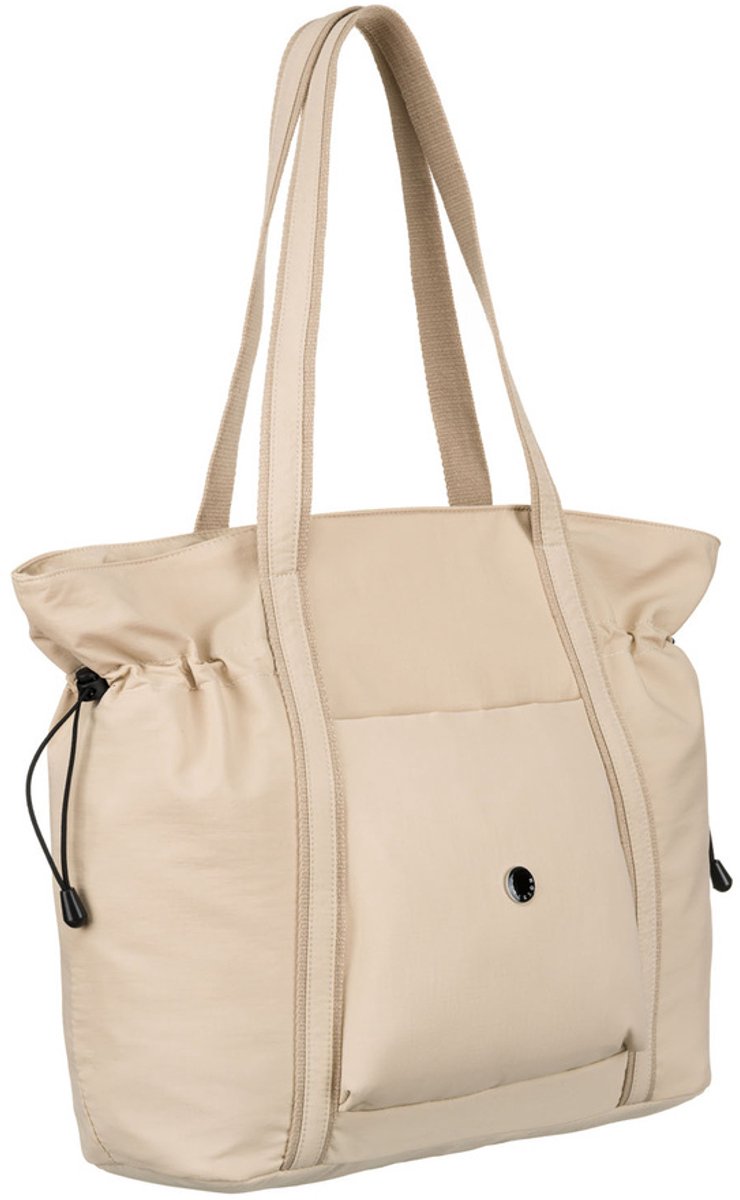 Peterson - Shopper Dameshandtas - Beige - Polyester - Comfortabele Handvatten