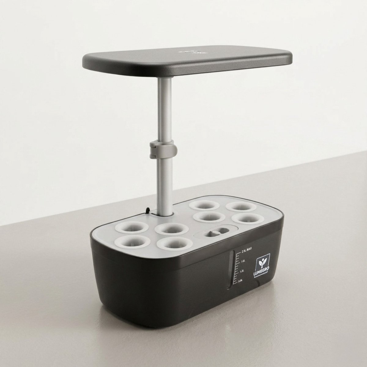 Lumegro Hydrocultuur Kweeksysteem Kitchin Comfort dubbele groei. Smart Garden intelligente binnentuin moestuin, compleet met 15 soorten kruidenzaden en dubbele set pluggen en voeding.