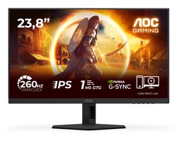 AOC G4 24G4ZRE - Full HD IPS Gaming Monitor - Esports - 240hz - 260hz Overclock - 24 inch