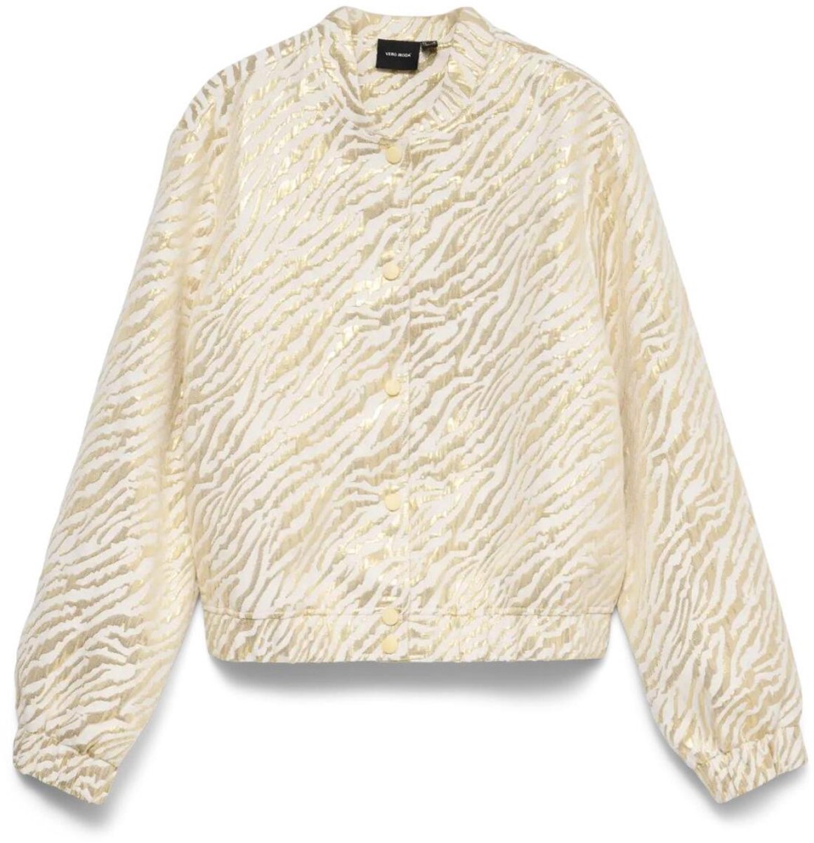 Vero Moda Blazer Vmzitta Ls Jaquard Bomber Lx Exp 10347715 Rich Gold/jaquard Dames Maat - M
