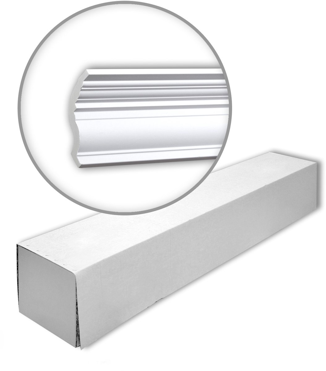 Profhome 150179 1 doos 12 stukken Kroonlijst 24 m