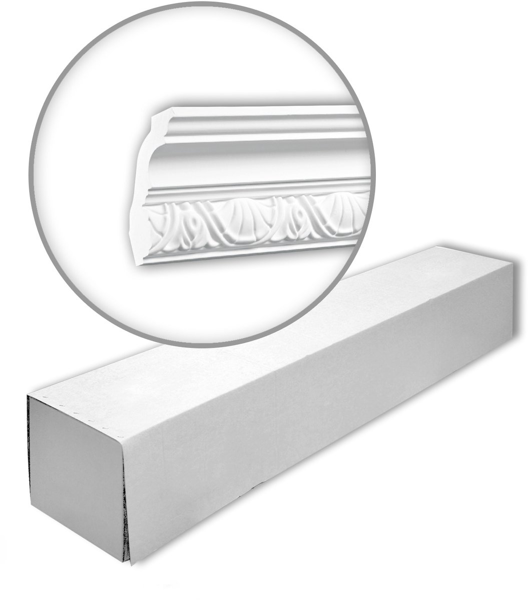 Profhome 150251 1 doos 21 stukken Kroonlijst 42 m