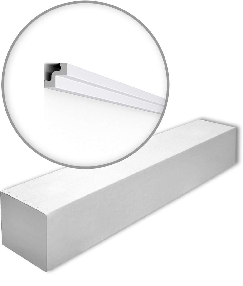 NMC ST2-box NOMASTYL Noel Marquet 1 doos 68 stukken Kroonlijst modern design wit | 136 m