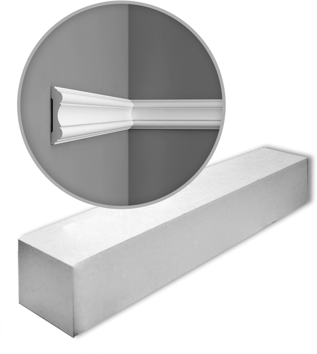 1 doos 10 Wandlijsten Origineel Orac Decor P8040 LUXXUS Plafondlijsten Sierlijsten Lijstwerk 20 m