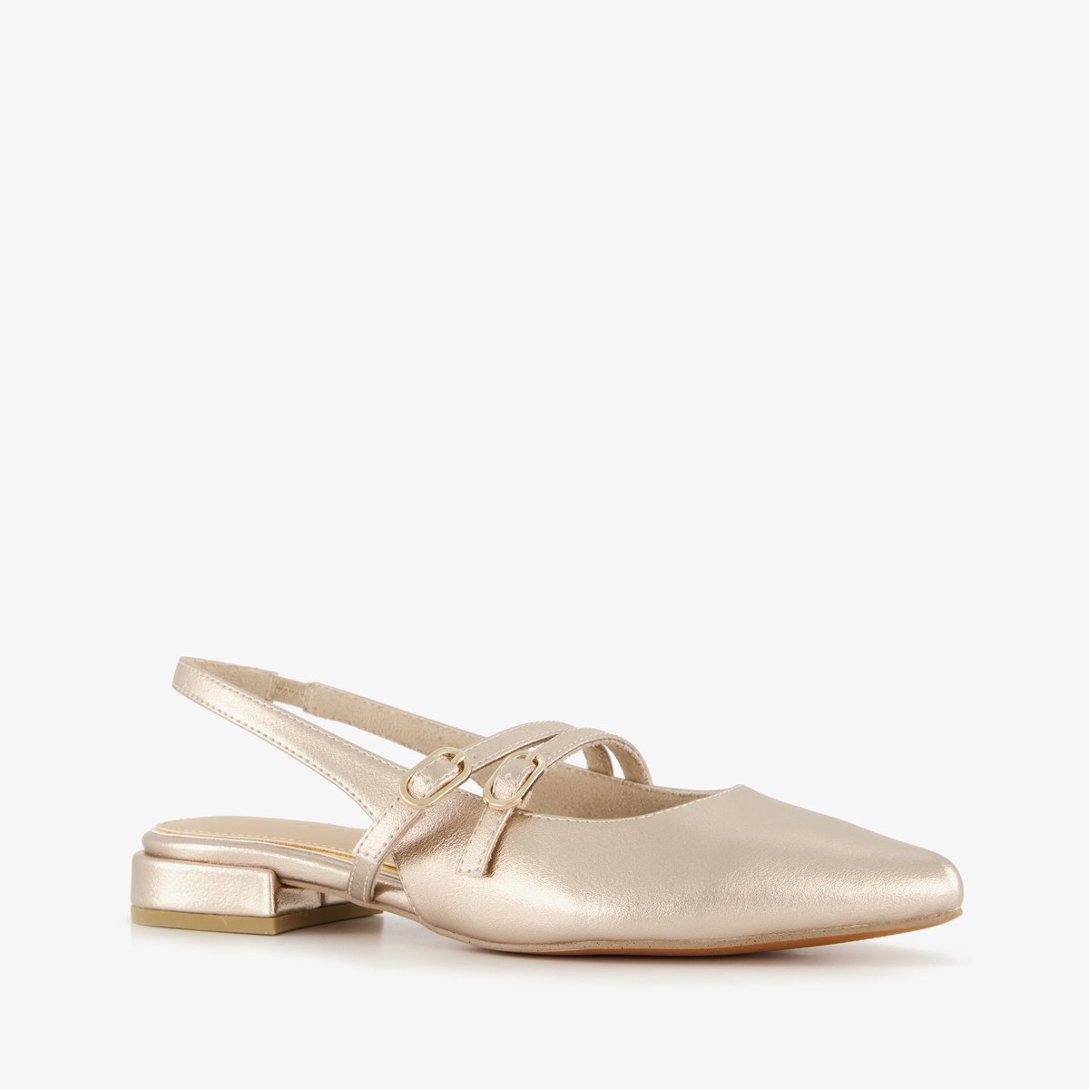 Marco Tozzi slingbacks champagne goud - Maat 40