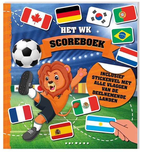 WK Voetbal 2026 - Scoreboek - cover
