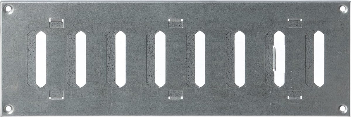 Metaal Ventilatierooster 200 x 100 mm met Verstelbare Lamellen