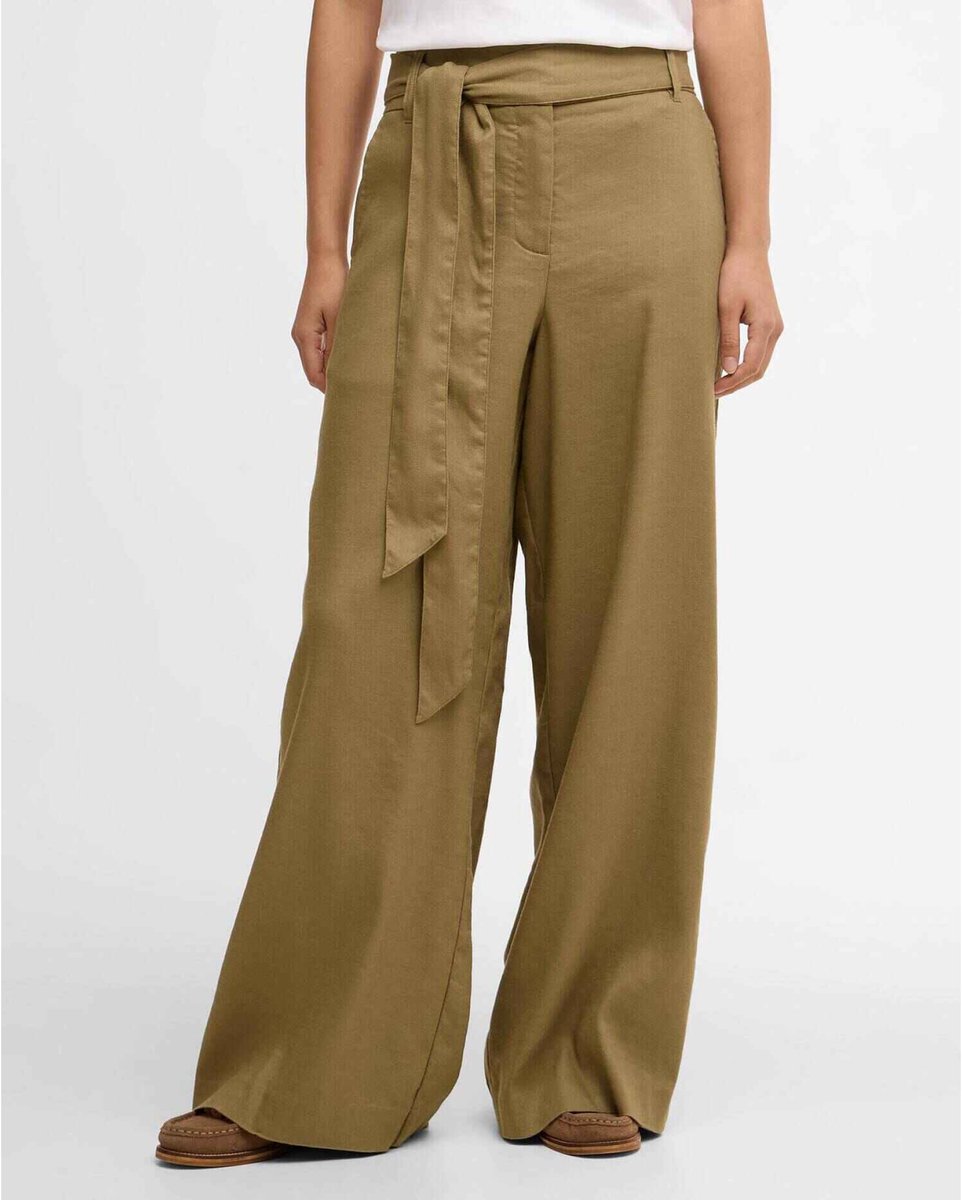 Barbour Rowane Broek Groen L Vrouw