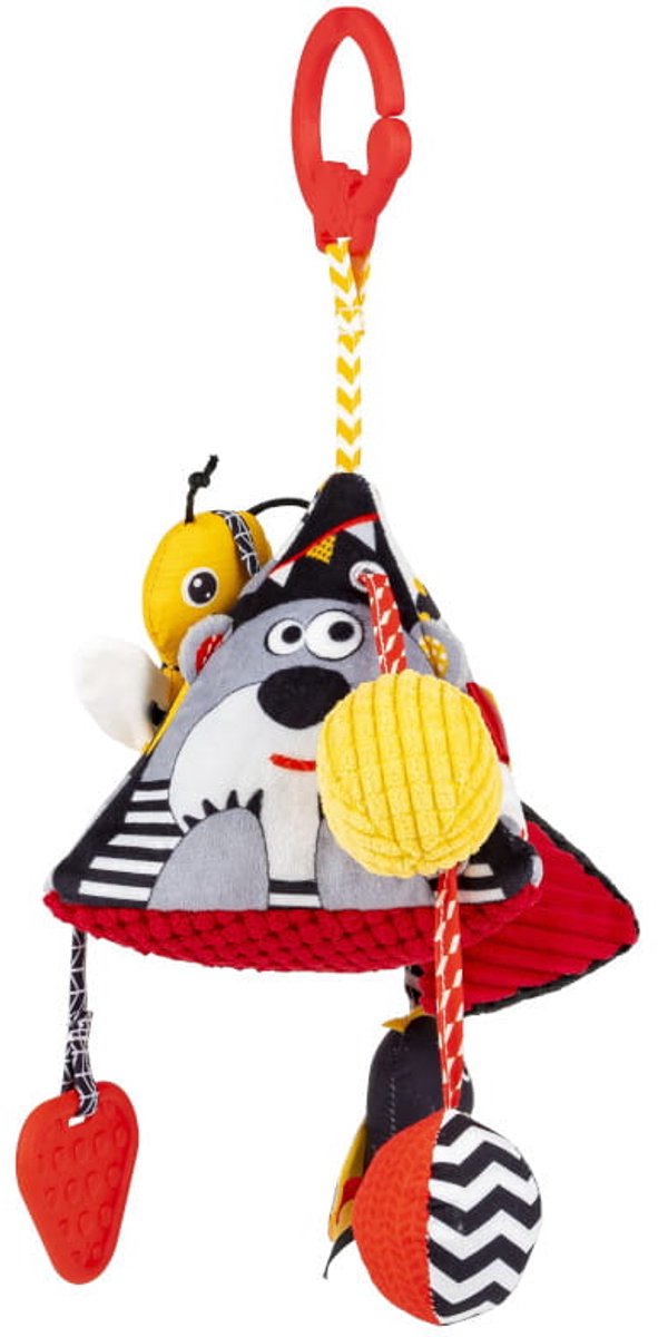 Balibazoo Serie - Contrast Zawieszka - Miś Polarny - Sensory Speelgoed