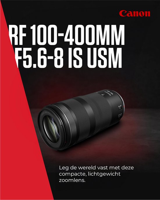 Objectif Canon RF 100-400mm F5.6-8 IS USM - Photo, audio & vidéo