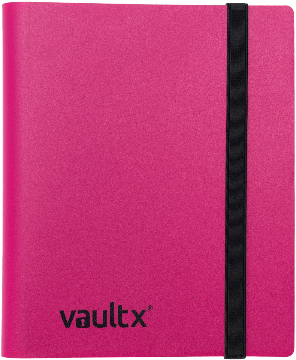 Vault X 4-Pocket Strap Binder - Verzamelmap - 160 Kaarten/ Roze
