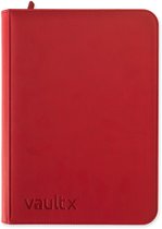 Vault X 9-Pocket Exo-Tec® Zip Binder - Verzamelmap - 360 Kaarten/Rood