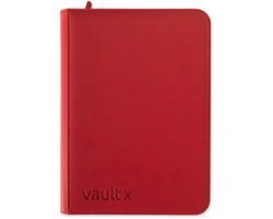 Vault X 9-Pocket Exo-Tec® Zip Binder - Verzamelmap - 360 Kaarten/Rood