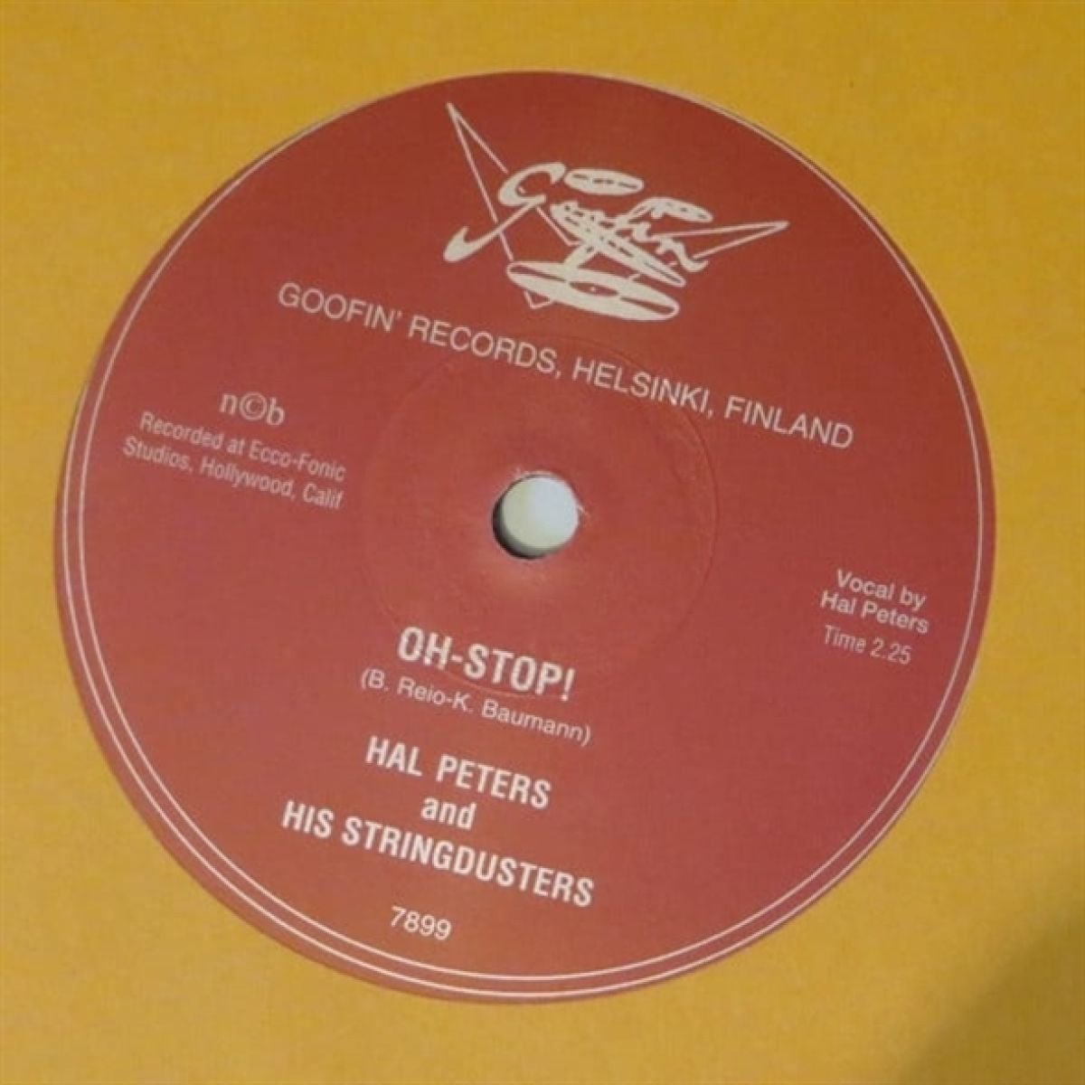 Hal Peters & His String Dusters - Oh-Stop! (10" LP) (78 RPM)