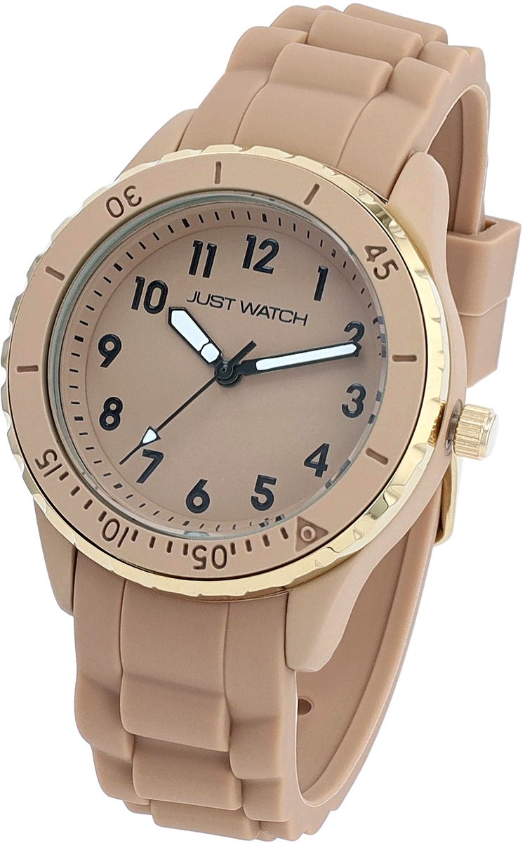 JUST WATCH dameshorloge siliconen JW10254 JUAT WATCH dameshorloge met siliconen band