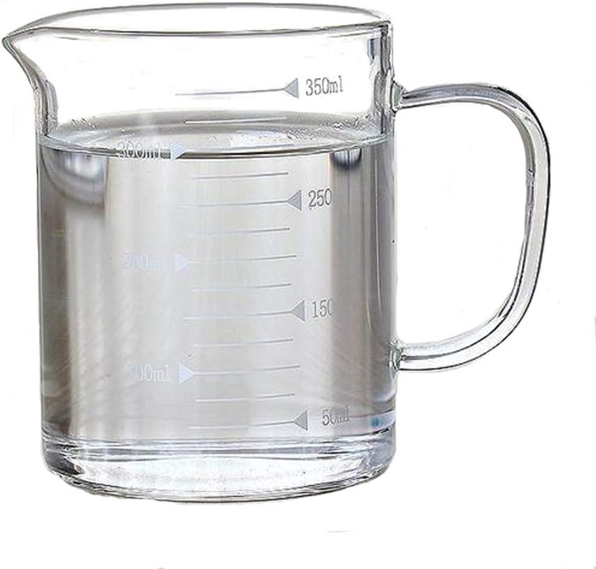 Glazen Maatbeker - Met Uitloop - Keuken Meten - Hittebestendig Glas - 350ml Capaciteit