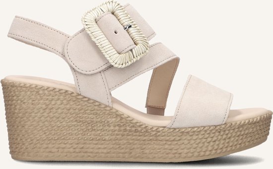 Gabor 771 Sandalen - Met Sleehak - Dames - Beige - Maat 40,5