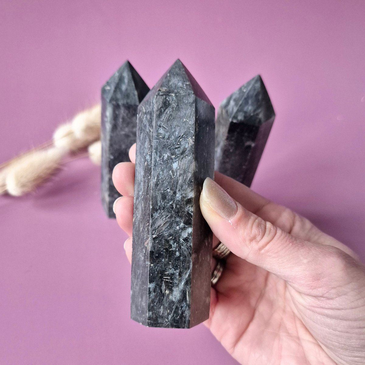 Moonlight Gemstones Edelsteen Firework Stone Toren – 8–10 cm