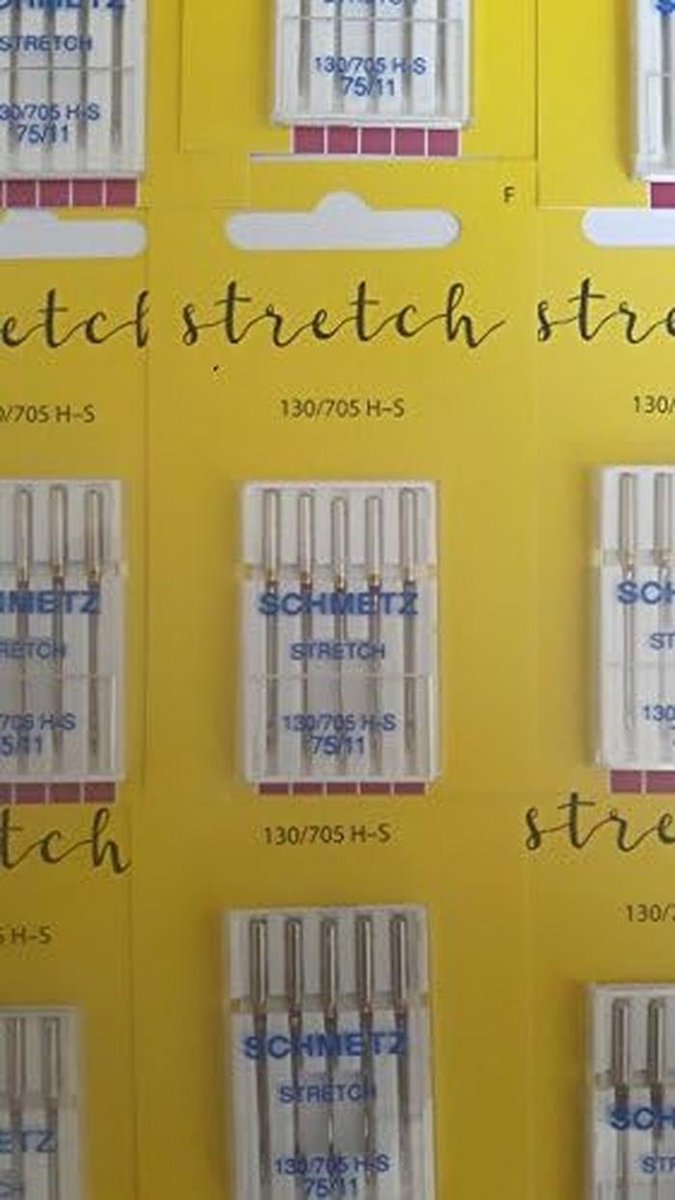 50 Stuks Naaimachinenaalden Set Platte Kolb Stretch Jersey Dikte 75 Universeel