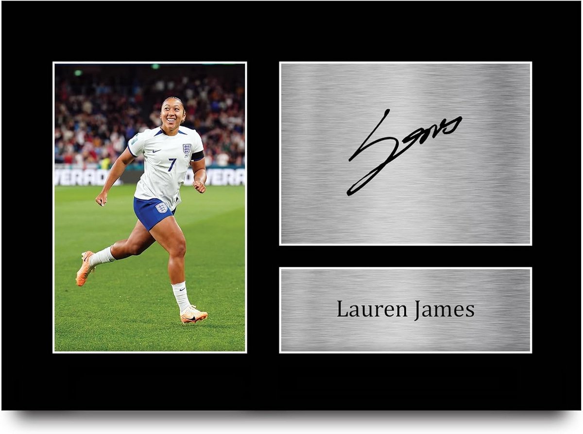 A4 Voetbalposter met Gedrukte Handtekening - Perfect Cadeau voor Supporters