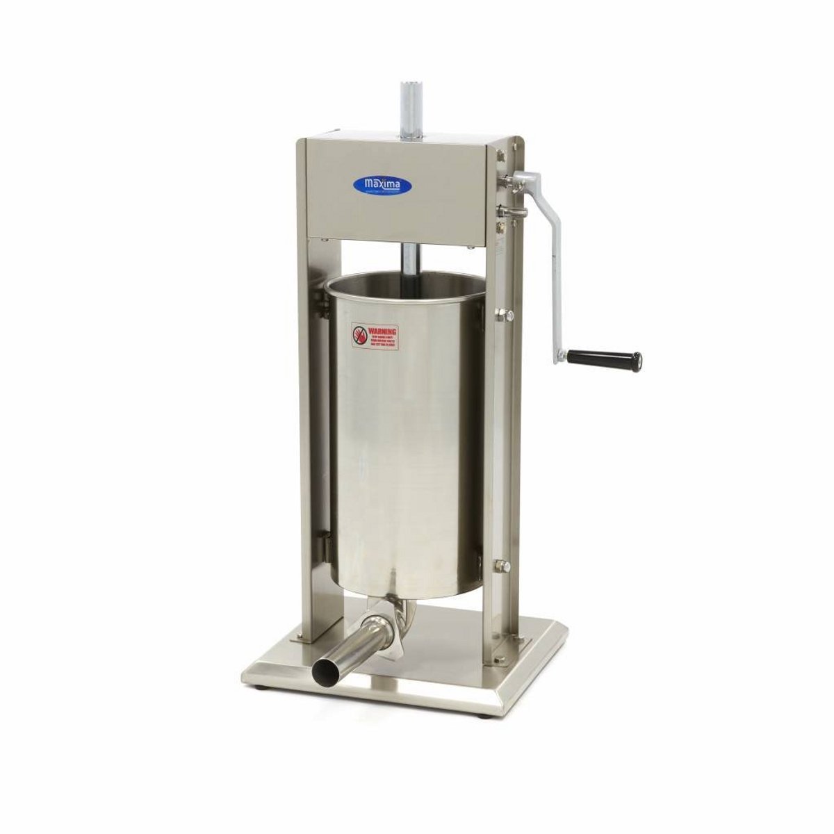 Professionele Verticale Worstenvuller RVS 15 Liter – Inclusief 4 Vulmatrijzen