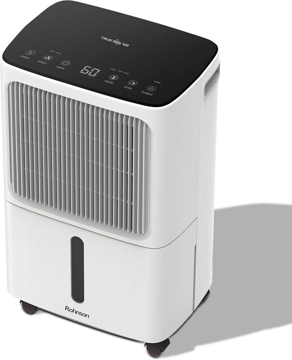 Krachtige Luchtontvochtiger met Ionisator voor Ruimtes tot 45m²