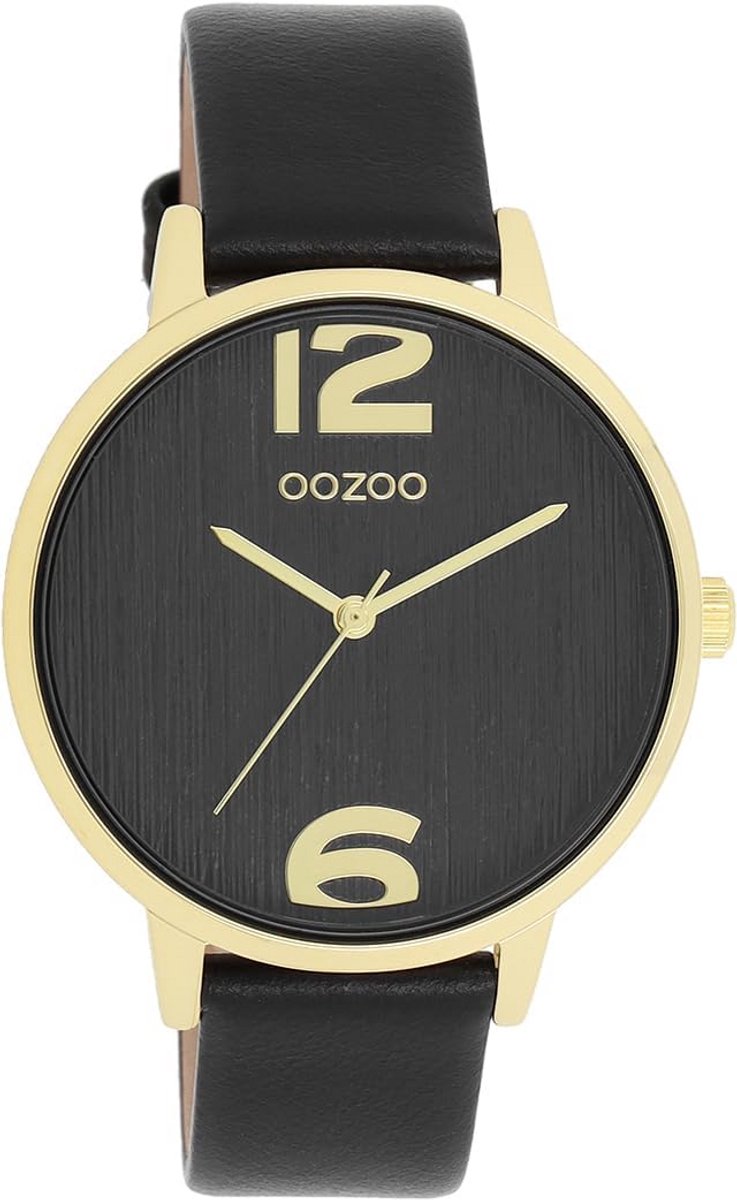 Elegant Analoog Dameshorloge met Leren Armband
