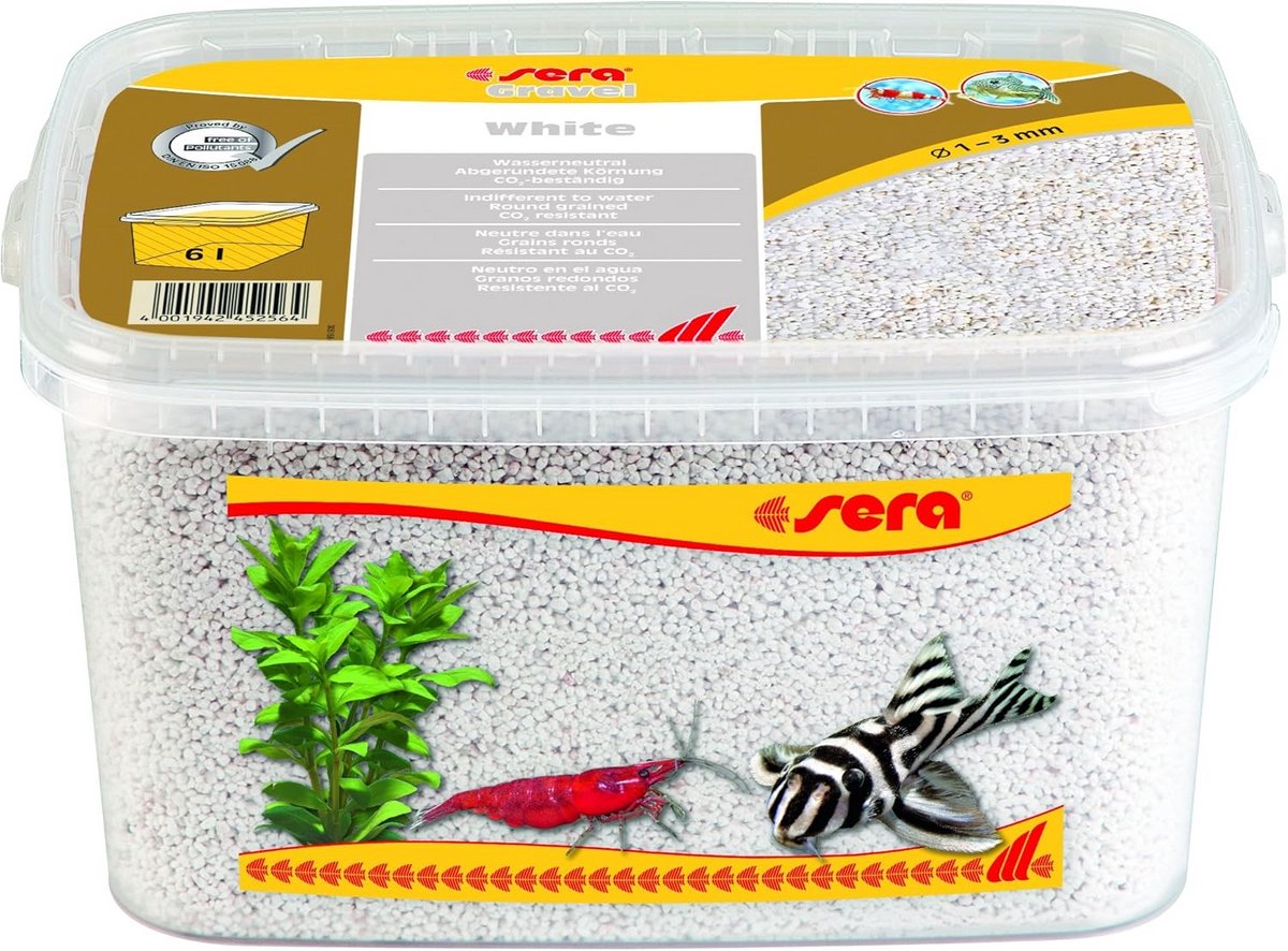Fijne Witte Aquarium Grond (1-3 mm) - CO2 Bestendige Siergrind voor Zoetwater & Zeewater