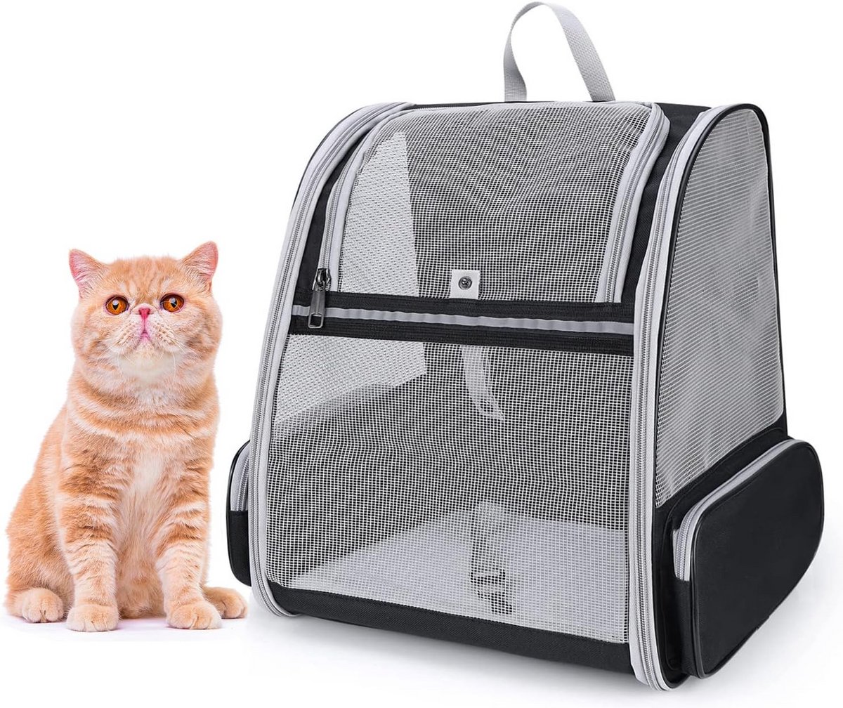 Ventilerende Huisdier Rugzak voor Katten en Kleine Honden - Reiskoffer Veilig & Goedgekeurd