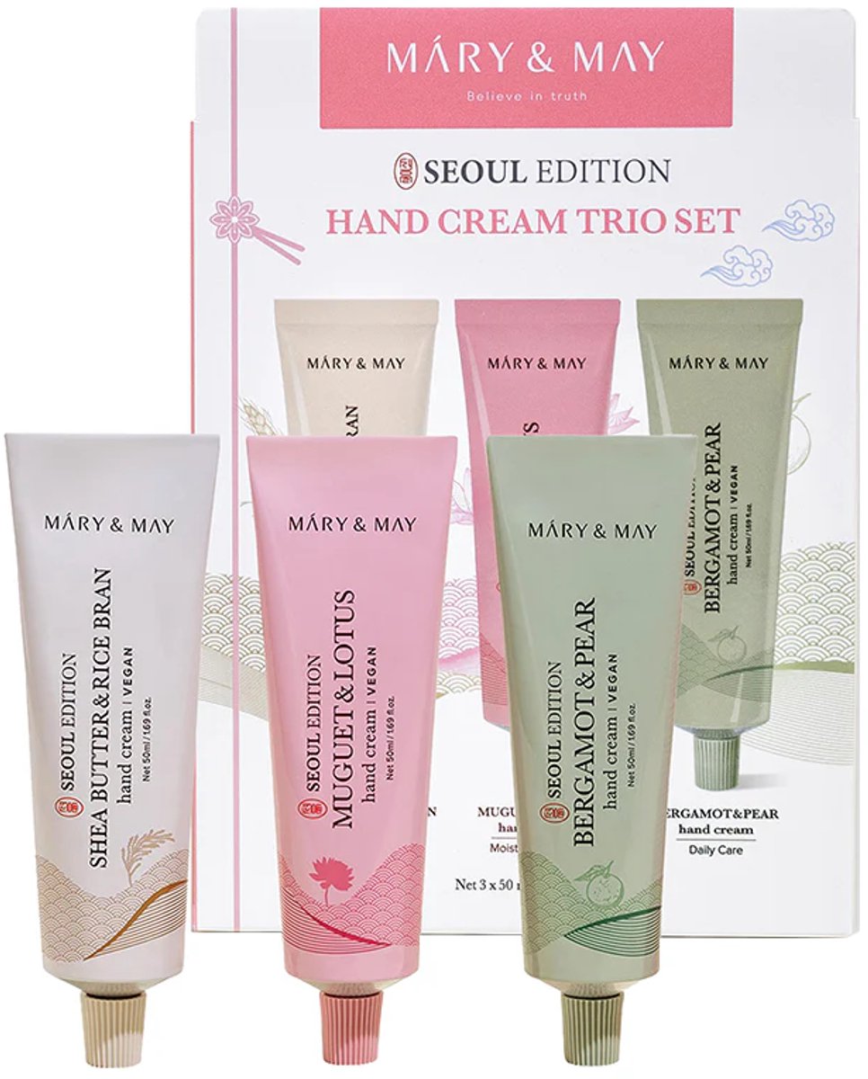 Mary&May Seoul Edition Hand Cream Trio Set