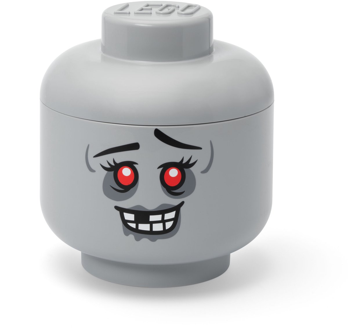 NHG LEGO opbergdoos Storage Head Large Zombie, kunststof, 24 x 27 cm, 40320822