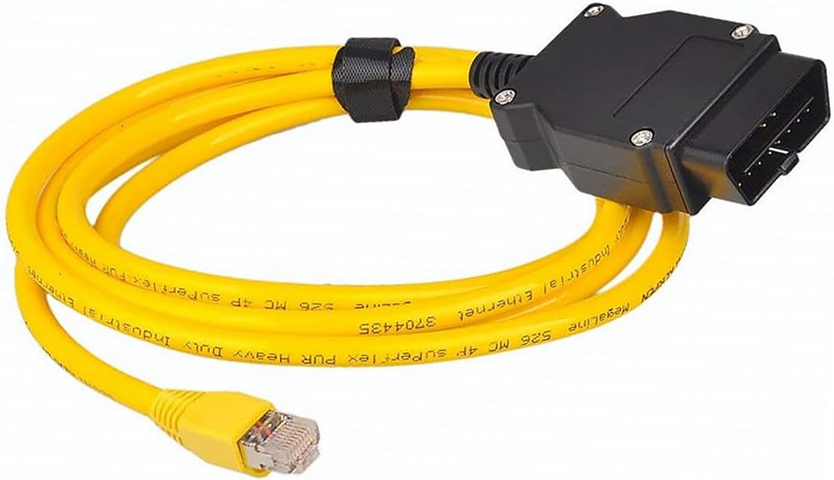 Ethernet naar OBD Interface Kabel voor BMW F-Serie Codering en Diagnostiek (2 Meter)