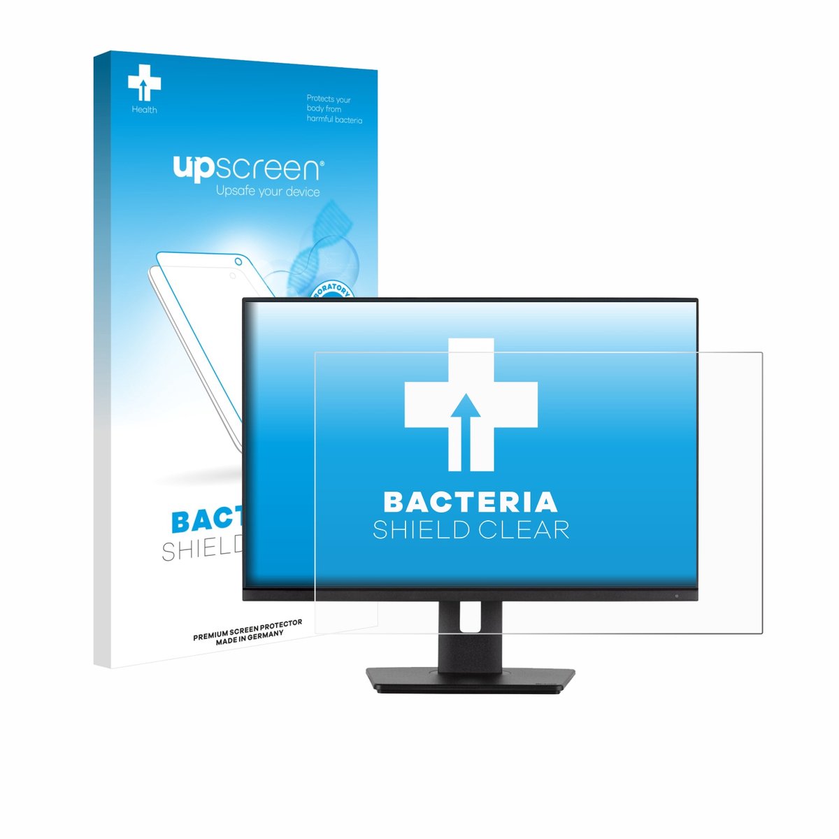upscreen - Screenprotector voor Iiyama ProLite XUB2595WSU - Folie Beschermfolie transparant antibacterieel