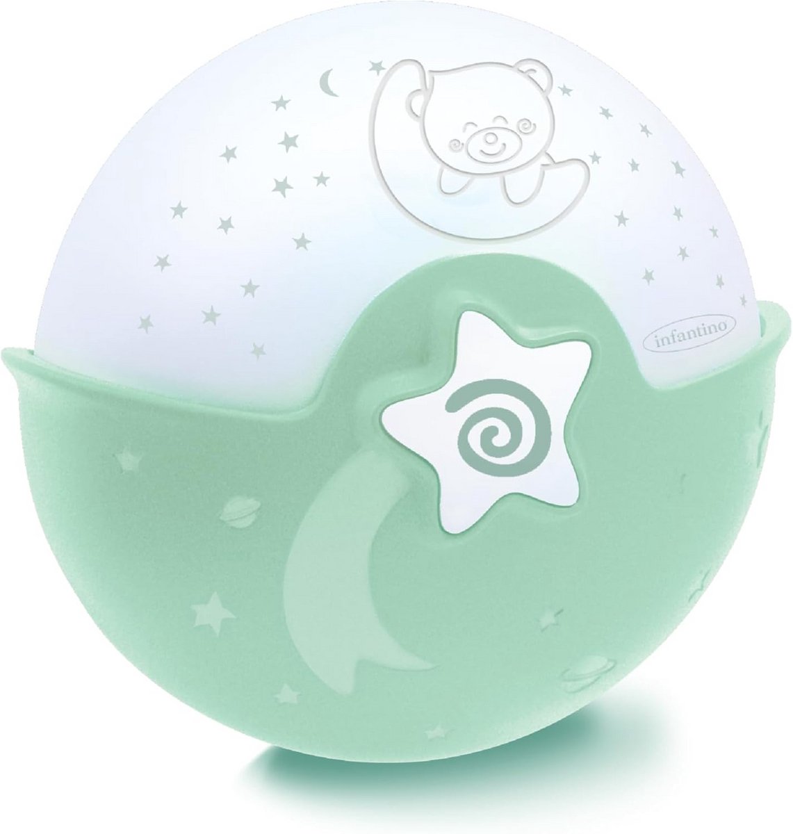 Clip-on Baby Slaapliedjes Projector met Sterrenhemel en Geluidssensor