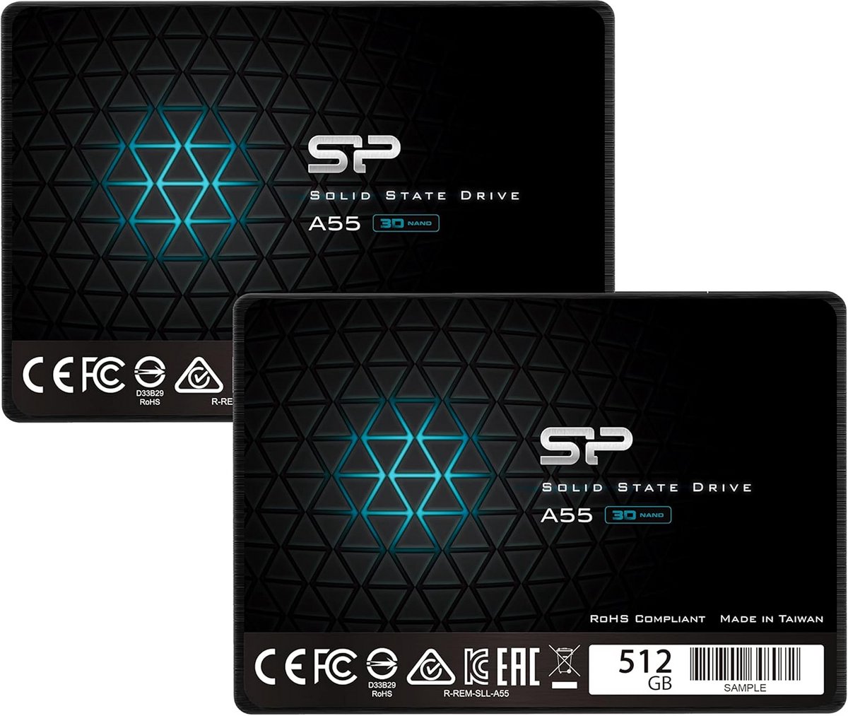 2-pack 512GB Interne SSD 2.5 inch SATA III voor Hoge Prestaties